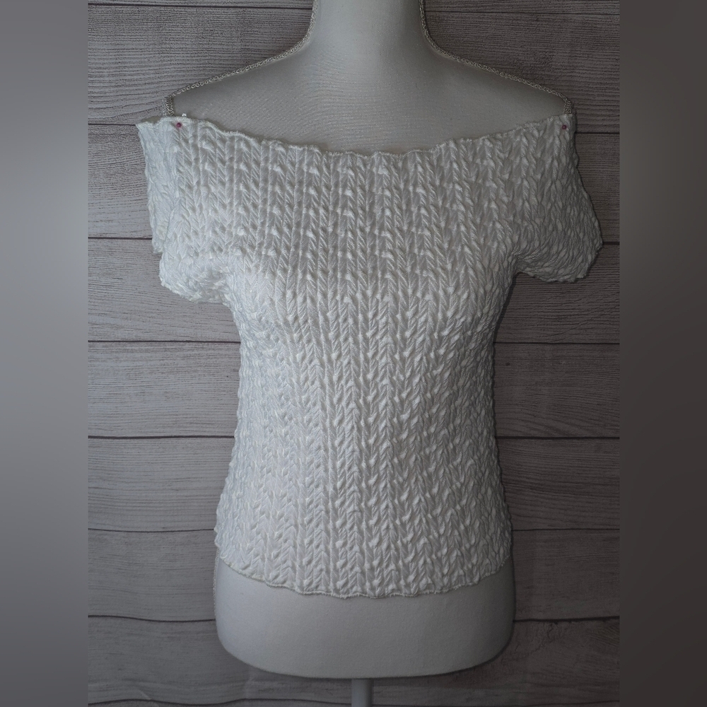 Zara Off Shoulder Top Size Medium